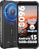 Ulefone RugKing Outdoor Smartphone Android 15, 16GB+256GB/2TB, 50MP+8MP+2MP, 5,99' Display,...