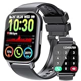 Csasan Smartwatch Damen Herren mit Telefonfunktion, 1,85'' Zoll HD Smart Watch, 112 Sportmodi...