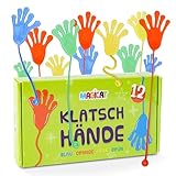 Magicat 12 x Klatschhand für Kinder Set, klebrige Glibberhände | Ideal als Mitgebsel...