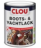 CLOU Boots- & Yachtlack: Hochglänzender Lack zur Pflege von Holz und Holzwerkstoffen im...