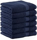 Utopia Towels - 6er Pack Frottee handtücher 50x100 cm mit Aufhängeschlaufe, mittelgroße...