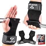 COFOF Zughilfen Leder, Lifting Straps für Bodybuilding, Gewichtheben, Krafttraining & Fitness,...