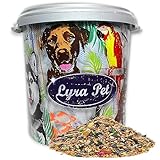 Lyra Pet® | 10 kg Nymphensittichfutter Großsittichfutter in 30 L Tonne | Alleinfutter für...