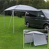 your GEAR Parasol - Sonnendach für Bulli, Multivan, Wohnmobil, 260 x 260 cm, 2 x Seitenwand, UV...