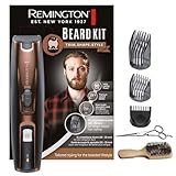 Remington Barttrimmer [inkl. XL- langer Aufsatz für Vollbart] Haarschneidemaschine Set (Schere, 3...