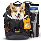 Schleppo Hunderucksack bis 9kg | Rucksack für Hunde | Extrem hoher Atmungsaktiver Hunde Rucksack...