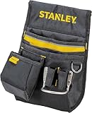 Stanley Gürteltasche Werkzeuggürtel (24x6x15.5cm, 600 Denier Nylon, mit 2 Nageltaschen, 1...