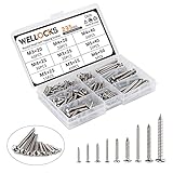 WELLOCKS Selbstschneidende Schrauben | 235 PCS M3/M4/M5/M6 Edelstahl Schrauben Sortiment Kit |...