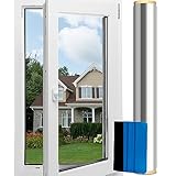 UV-Schutz Sonnenschutzfolie Fenster innen oder außen, Spiegelfolie Selbstklebend Blickdicht von...