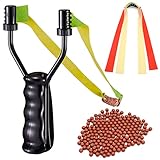 AUVIM Zwille Steinschleuder Set Premium Jagd Schleuder für Sport und Outdoor - Katapult Bundle mit...