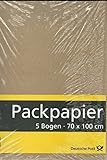 Deutsche Post - Packpapier 5 Bogen - 70 x 100 cm