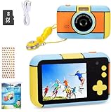 YunLone Kinderkamera DigitalKamera 2,4 Zoll Digital Kamera Selfie fotokamera 1080P FHD Video mit 32G...