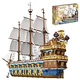 Technologie Piratenschiff-Bausteine, 3162 Teile, Segelschiff-Modell, Piratenschiff-Spielzeugbausatz,...