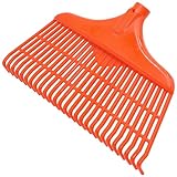 Agrarflora Premium Laubbesen 40cm - Widerstandsfähiger & Robuster Rechen für den Garten,...