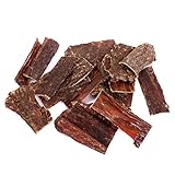 Hey Pets Rinderschlund (flach) für große und kleine Hunde als natürlicher Snack, 500g...