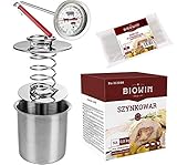 BIOWIN SCHINKENKOCHER 0,8kg Set: Schinkenform +Thermometer Rostfreier Schinkenkocher zum Schinken...