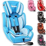 KIDUKU® Kindersitz 9-36 kg (1-12 Jahre) - Autositz ECE R129/03, Gruppe 1/2/3 Autokindersitz...