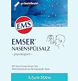 Emser Nasenspülsalz physiologisch zur Vorbeugung von Erkältungen, Allergien und zur Nasenpflege /...