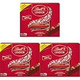 Lindt Schokolade | LINDOR Sticks Milch, Promotion | 100g | 4 LINDOR Sticks Milch mit...