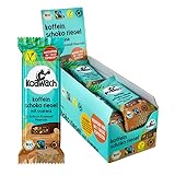 koawach Schoko Energy Koffein Riegel – 12 x 35g Vegan Bio Fairtrade Energieriegel Schokoriegel...