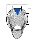 Hocadrv 2 Stück Fußballtor Zielnetz 55 X 70 cm Fussballtor Torwand Zubehör für Fussballtor...