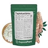 SaporePuro Tapiokastärke 200 g – Glutenfrei – Natürliches Bindemittel für Cremes, Saucen,...
