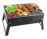 Holzkohlegrill BBQ Grills Klappgrill Tischgrill Tragbarer Reisegrill Outdoor Picknick Campinggrill...