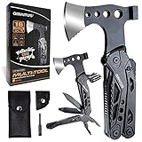 Geschenke für Männer 16IN1 Multitool Camping Zubehör Frauen Männer Geschenke Survival Gadgets...