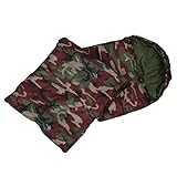HOUZI Camping-Schlafsack aus Baumwolle, 15 °C ~ 5 °C, Stil, Camouflage-Schlafsäcke