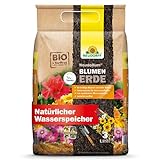 Neudorff NeudoHum BlumenErde – Torffreie Bio Erde, für Innen und Außen, fördert kräftige...