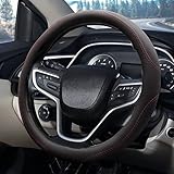 Pahajim Auto Lenkradbezug Leder Lenkradhülle Universal Anti Rutsch Steering Wheel Cover Gemütliche...