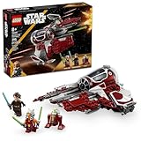 LEGO 75401 Star Wars Ahsokas Jedi Interceptor – Raumschiff, Sternenschiff mit 3 Figuren, Shootern...