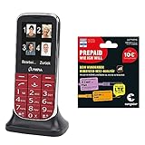 Olympia 2220 Joy II Handy für Senioren ohne Vertrag Seniorenhandy Tastenhandy & congstar Prepaid...