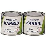 SPEEDPLANT Karbid 1kg (2X 500g) - Carbid Kabit Kabitt karbitt Karbit Karbid Große Feste Steine...