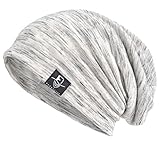 VECRY Herren Slouch Hollow Mütze Thin Sommer Cap Strickmützen Beanie Skullcap (Multi-Blass)