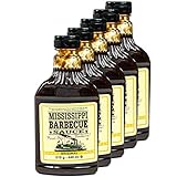 Mississippi - 5er Set Barbecue Sauce 'Original' 510 g (440ml) - American BBQ Sauce rauchig -...