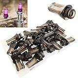 CESFONJER 20er-Pack 510er Drip Tips aus Kunststoff 510 Flache Mundstück Tropfspitze Länge 25mm...