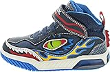 Geox Jungen J Inek Boy Sneakers, Navy Lt Blue, 29 EU