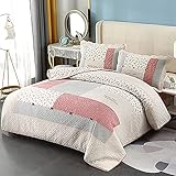 TONZN Gesteppte Tagesdecken, Baumwolle, Patchwork-Decke, Tagesdecke, Bettdecke,...