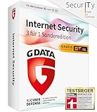 G DATA Internet Security 3 für 1 Sonderversion |3 Geräte - 1 Jahr | Antivirus Programm mit...