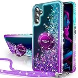 Miss Arts für Samsung Galaxy A54 5G Hülle [Silverback] Mädchen Frauen Glitzer Handyhülle mit...