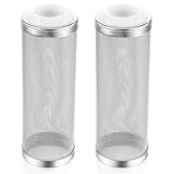 Xinjoduz 2 Stück Aquarium Aussenfilter Filterschutz Edelstahl Filter Edelstahlfilter...
