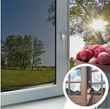 Fyuein Fentsterfolie Spiegelfolie Selbstklebend Sonnenschutzfolie Fenster Sichtschutzfolie...