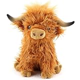 Highland Cow Soft Plüsch Spielzeug,Hochlandkuh Plüschtier,Schottische Hochlandkuh Kuscheltier...