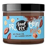 Feel fit Protein nut Kakao-Haselnuss-Aufstrich, ohne Zuckerzusatz, ohne Palmöl, Proteincreme 17%,...