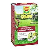 COMPO Rasendünger mit Unkrautvernichter, 3 Monate Langzeitwirkung, Unkrautvernichtung,...