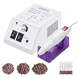 Elektrisch Nagelfräser, Elektrische Nagelfeile Set 20000 u/Min Maniküre Pediküre Elektrisch für...