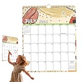 Kalender 2025-2026, Monatsplaner | Juli 2025 bis Dezember 2026, große linierte Blöcke,...