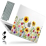 MEEgoodo Schutzhülle für M3 MacBook Pro 14 Zoll (35,6 cm) 2023 2021, transparente Abdeckung,...