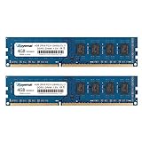 DDR3 1600 PC3-12800U 8GB Kit (2X4 GB) RAM 4GB 2Rx8 240-pin Dimm CL11 1,5V Desktop Arbeitsspeicher...